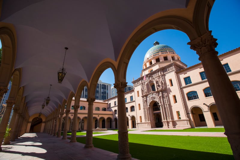 The Historic Pima County Courthouse.